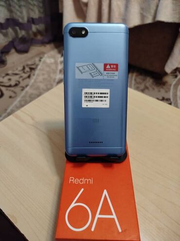телефон поко цена: Redmi, Redmi 6A, түсү - Көк