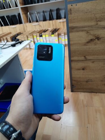 xiaomi mi12: Xiaomi Redmi 10C, 64 GB, rəng - Mavi, 
 Barmaq izi