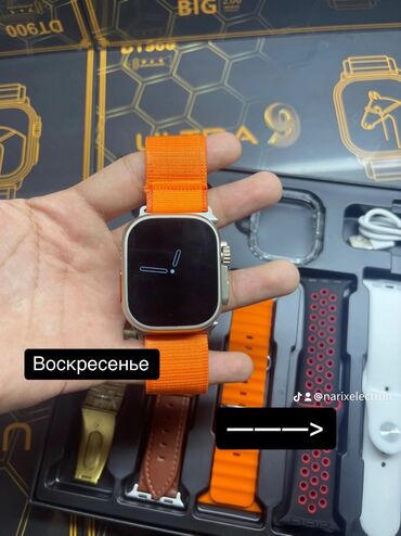 Apple Watch: Applewatch 8 ultra Подключается на ios/android Быстрая зарядка — 7