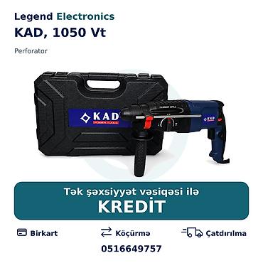 dinamometrik acar: Elan başlığı: Perforator KAD, 1050 Vt Elan mətni: KAD Power Tools — 1