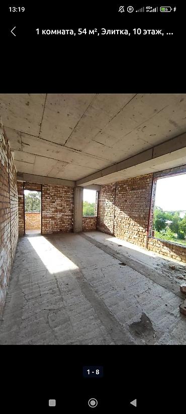 Продажа квартир: 1 комната, 54 м², 10 этаж, ПСО (под самоотделку) — 9