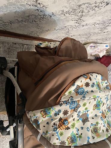 Коляски: Детская коляска прогулочного типа. - Цвет: коричневый с вставками с — 8