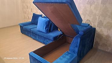 Угловые диваны: Угловой диван, С ящиками — 11