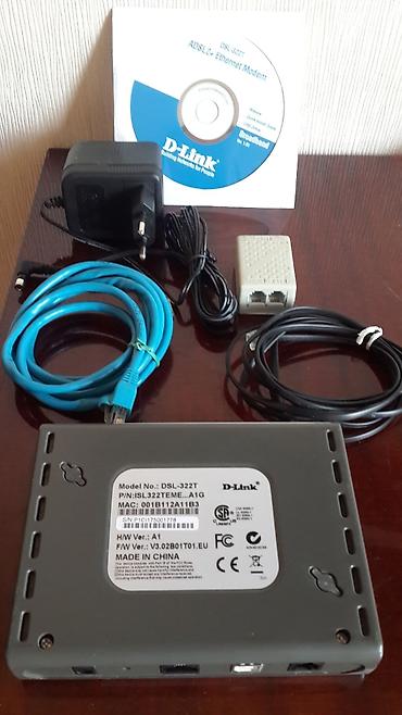 d link: D‑Link DSL‑322T ADSL2+ Ethernet Modem Xüsusiyyətlər: - — 4