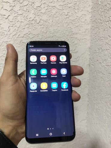 a3 samsung: Samsung Galaxy S8 Plus, 128 GB, Barmaq izi, Face ID