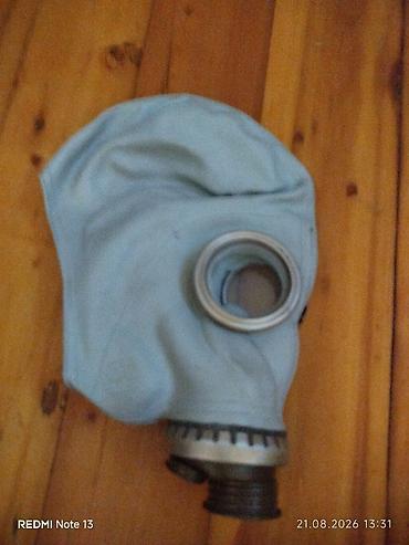 qizil maska: Qaz maskası (respirator başlığı) - Material: elastik kauçuk korpus — 3