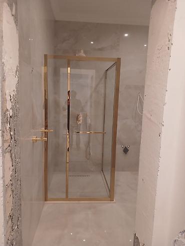 Duş kabinaları, arakəsmələr: Yeni Arakəsmə, Künc üçün, Ödənişli çatdırılma — 5