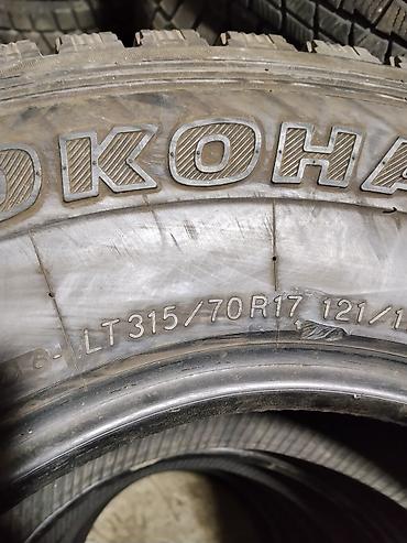 70: Шины 315 / 70 / R 17, Зима, Б/у, Легкий коммерческий транспорт (C/LT), Yokohama — 2