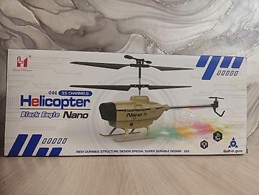 gyro: Радиоуправляемый вертолёт Helicopter Black Eagle Nano (3.5 канала) - — 3