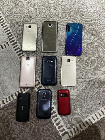 kohnə telefon: 9 ədəd telefon bəziləri tam işləkdir bəziləri zapçast kimi istifadə — 1