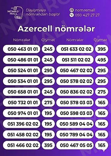 azercell operatorla elaqe: Azercell nömrələri – seçilmiş rəqəm kombinasiyaları Mövcud nömrələr — 1