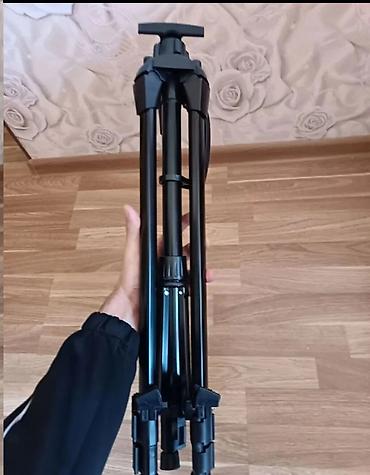 tripod telefon tutucu: Foto/video üçün təkayaqlı başlı üçayaq (tripod) - Material: yüngül — 4