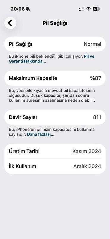 iphone 2ci əl: IPhone 16 Pro, 128 GB, Qara, Face ID — 5