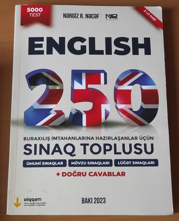 Kitablar, jurnallar, CD, DVD: Nərgiz R. Nəcəf buraxılış imtahanı üçün sınaqlar toplusu