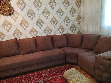 Комплекты диванов и столов: Künc divan dəsti - Şəkillərdə gördüyünüz iri ölçülü L-şəkilli künc — 3