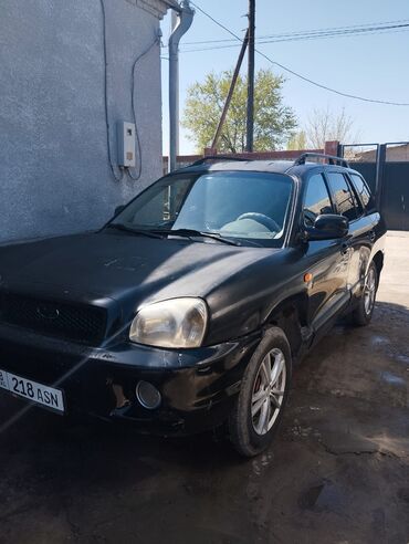 авариний машина: Hyundai Santa Fe: 2002 г., 2.7 л, Автоматтык, Бензин, Кроссовер
