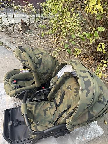 нуна коляска: Универсальная коляска 3-в-1 в камуфляжной расцветке Комплектация: - — 2