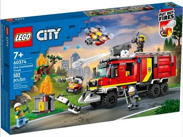автомобили для детей: Lego City 🏙️ 60374 Пожарная машина 🚒 рекомендованный возраст 7+,502