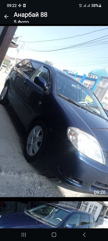 runx alex: Toyota Corolla: 2004 г., 1.6 л, Механика, Бензин, Универсал