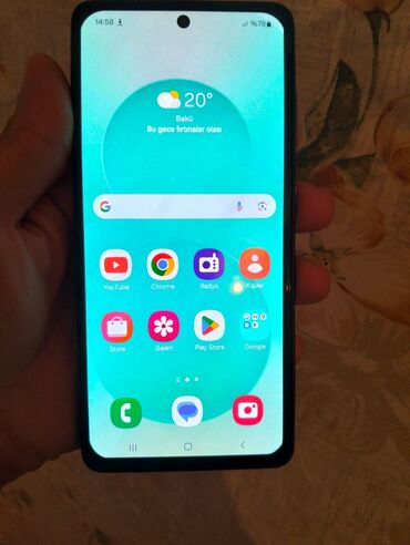 продажа бу телефонов: Samsung Galaxy A52, 128 GB, rəng - Qara, Sensor