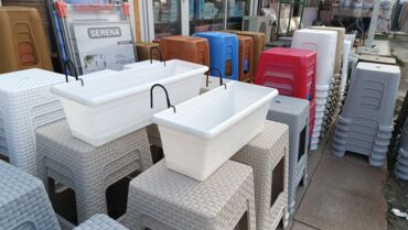 Bitkilər üçün dibçəklər: Dipçək Asılqan – Balkon üçün Ağ Rəngdə Balkon və pəncərə üçün ideal -da lalafo.az — 5 Bitkilər üçün dibçəklər: Dipçək Asılqan – Balkon üçün Ağ Rəngdə Balkon və pəncərə üçün ideal — 5