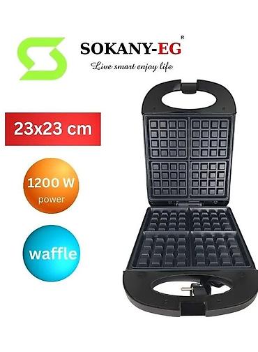 sokany blender: Toster Sokany, rəng - Qara, Yeni — 3