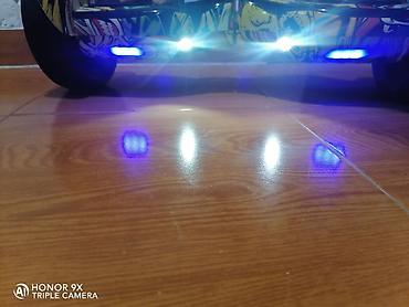 Электротранспорт: Qrafiti dizaynlı hoverboard (özünü balanslaşdıran skuter) — 3