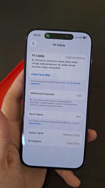 Mobil telefon və aksesuarlar: IPhone 15 Pro, 256 GB, Sierra Blue, Face ID — 5