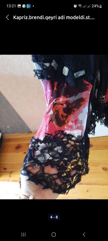 Ziyafət donları: Jovanni brend.temiz ipekden ortasi iri gawlarla bezedilmiw klyow model -da lalafo.az — 16 Ziyafət donları: Jovanni brend.temiz ipekden ortasi iri gawlarla bezedilmiw klyow model — 16