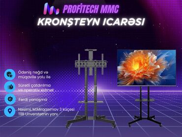 notebook samsung: Krəşteyn İcarəsi 🔹 PROFITECH MMC təqdim edir 🔹 🔩 TV, monitor və