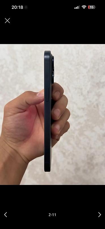 Apple iPhone: IPhone 15 Pro Max, Б/у, 256 ГБ, Blue Titanium, Зарядное устройство, Чехол, Кабель, 84 % — 2