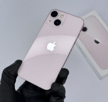 айфон 7 с: IPhone 13 mini, Б/у, 128 ГБ, Розовый, Зарядное устройство, Защитное стекло, Чехол, 67 %