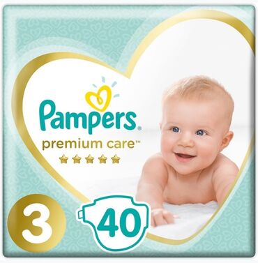 usaq bezleri: Uşaq bezi Pampers Premium care Nömrə 3 
6-10 kq 40 ədəd