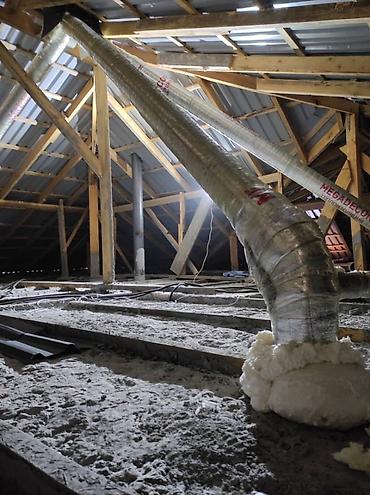 Установка вытяжек и вентиляции: Вентиляционные выводы на крышу с монтажом. Уйлордун ичин табигый — 6