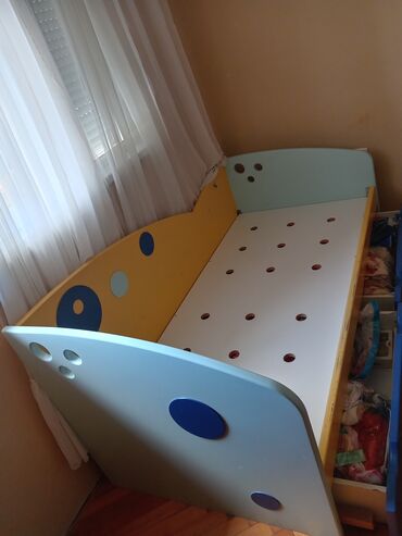 Kreveti za decu: Za dečake, bоја - Šareno, Upotrebljenо