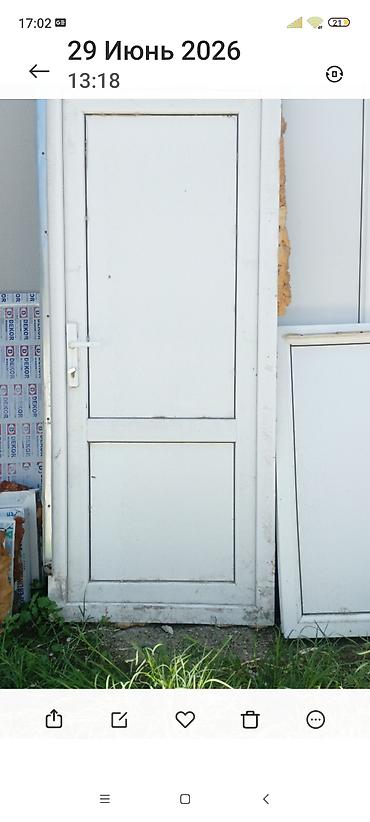 Plastik pəncərələr: PVC pəncərə və qapı dəsti - Material: ağ PVC profillər - Şüşə: ikiqat — 4