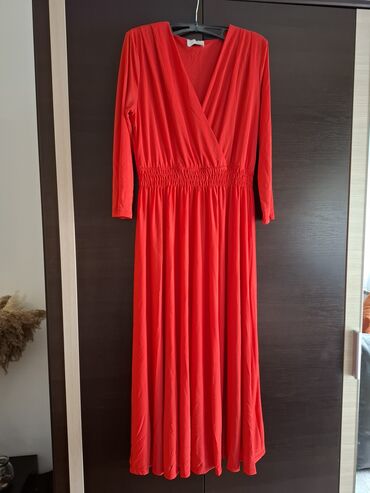 mango haljine srbija: L (EU 40), color - Red, Long sleeves