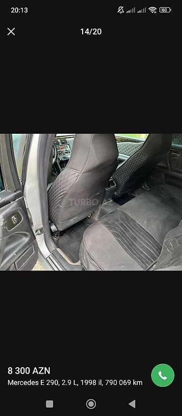 Mercedes-Benz: Mercedes-Benz E-Class: 2.9 l | 1998 il Sedan -da lalafo.az — 11 Mercedes-Benz: Mercedes-Benz E-Class: 2.9 l | 1998 il Sedan — 11