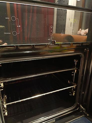 Plitələr və bişirmə panelləri: Gorenje inteqrasiya olunan elektrik sobası - Qara şüşə ön panel və — 5