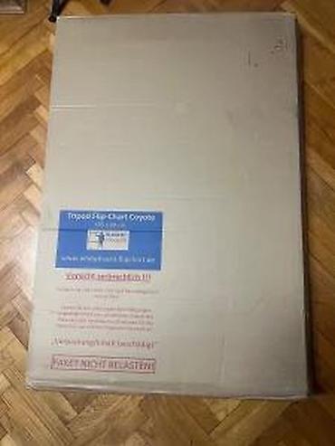 Ostali kancelarijski nameštaj: Flipchart Coyote – tronožac, sklopiv - Magnetna bela tabla sa — 25