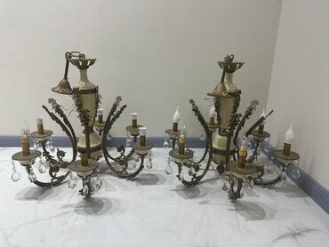 list tava: Çılçıraq, 10 və daha çox lampa, Metal
