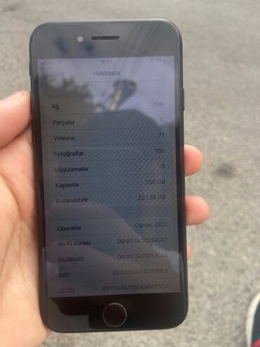 Poco: IPhone 7, 256 ГБ, Черный, Отпечаток пальца