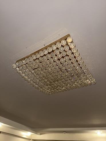 bra isiq: Çılçıraq, 10 və daha çox lampa, Xrustal — 5