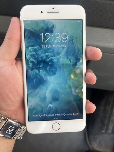 iphone 6s korpus: IPhone 7 Plus, 32 GB, Gümüşü, Barmaq izi