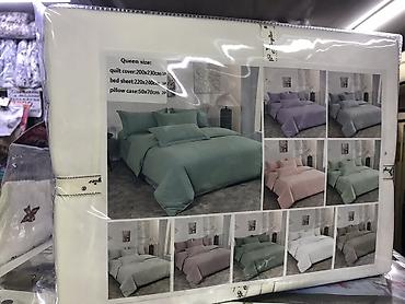bed sheets: Постельное бельё 100% хлопок Jinyier (сатин, однотонное) — 9
