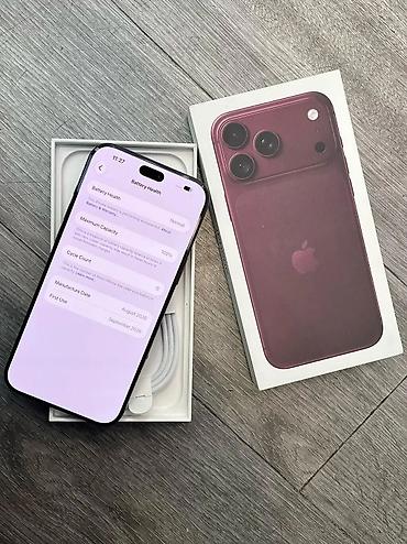 i̇pone 8 plus: IPhone 18 Pro, 256 GB, Bordo, Hissə-hissə ödəniş — 5
