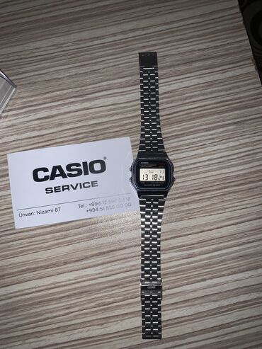 gumuş 925: İşlənmiş, Qol saatı, Casio, rəng - Gümüşü