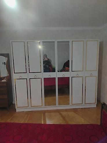 kitab dolablari: Yeni, 6 qapı, Güzgülü, Ağ, Açılan, Düz dolab — 1