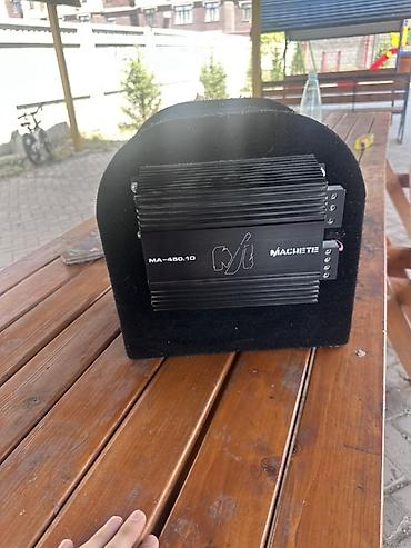 Сабвуфер SWAT в корпусе + моноблок усилителя Machete MA-450.1D