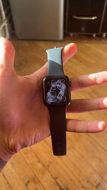 Smart saatlar: Apple Watch Series SE2 (GPS) – 44mm, blue. Qutusu orginal adaptoru var — 3